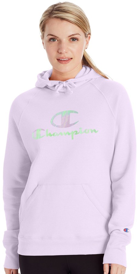 purple women's champion hoodie