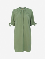 Thumbnail for your product : Whistles Celestine cuff-tie crepe dress