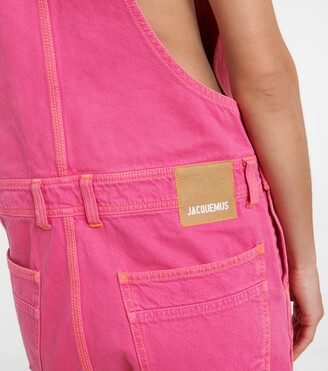 Jacquemus La Salopette De Nimes denim overalls - ShopStyle