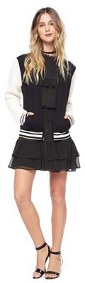 Juicy Couture Outlet - VARSITY JACKET WITH EAGLE