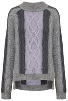 Thumbnail for your product : Whistles Akira Colour Block Cable Knit