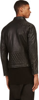 Thumbnail for your product : Diesel Black Leather Quilted Laleta Jacket