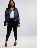 Thumbnail for your product : ASOS Curve Premium Mesh Jacket With Badges
