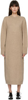 Thumbnail for your product : Arch The SSENSE Exclusive Brown Wool & Cashmere Crewneck Dress