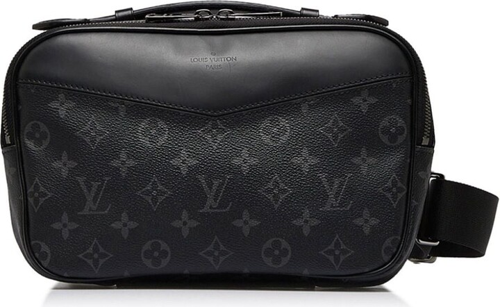Louis Vuitton 2016 pre-owned Monogram Eclipse belt bag - ShopStyle