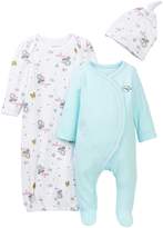 Thumbnail for your product : Vitamins Baby Mermaid Footie, Gown, & Hat Set (Baby Girls 0-3M)