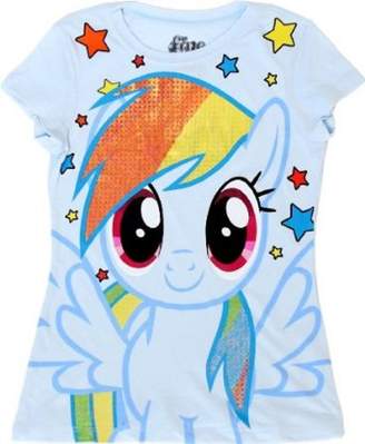 My Little Pony Rainbow Dash Sparkle Hair Youth T-shirt (Youth)