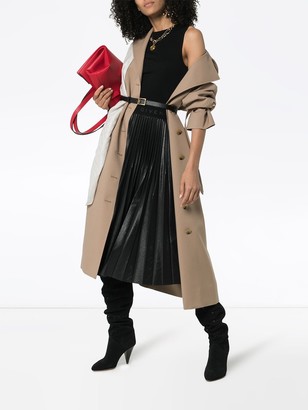 Givenchy Sleeveless Pleated Midi Dress