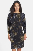 Thumbnail for your product : Adrianna Papell Print Jersey Blouson Dress