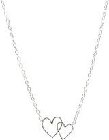 Thumbnail for your product : Entwined Hearts Necklace Sterling Silver