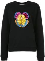 Mary Katrantzou butterfly embroidered sweatshirt