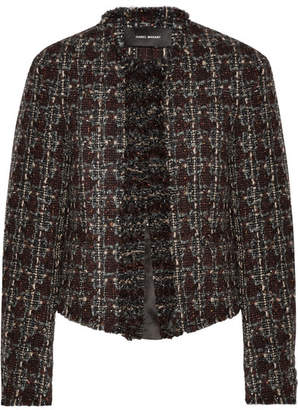 Isabel Marant Fania Cropped Wool-blend Tweed Jacket