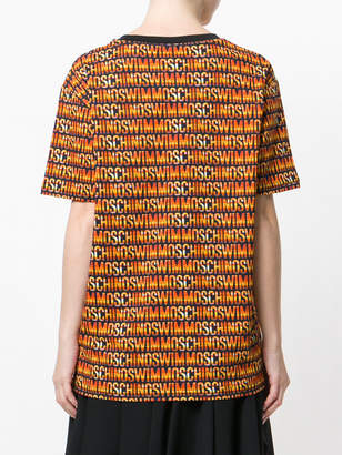 Moschino monogram print T-shirt