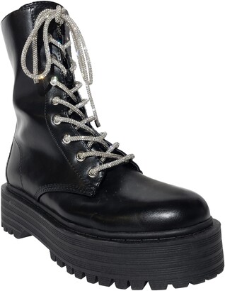platform combat boots womens