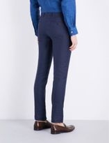 Thumbnail for your product : Corneliani Slim-fit linen and wool-blend trousers