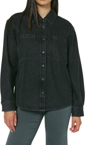 7 Diamonds Women's Gianna Denim Jacket XSmall Vintage Grey