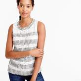 Thumbnail for your product : J.Crew Fringey top in tweed and lace