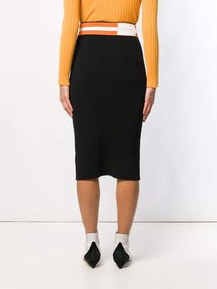 Calvin Klein knitted pencil skirt