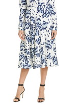 Thumbnail for your product : St. John Painted Butterfly Print Skirt