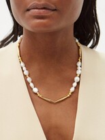 Thumbnail for your product : Tohum Pearl & 24kt Gold-plated Necklace - Pearl