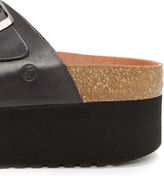 Thumbnail for your product : Sixty Seven Sixtyseven 75644 Indigo Vachetta Black Platform Sandals