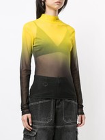 Thumbnail for your product : Ground Zero Ombre Mesh Top
