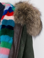 Thumbnail for your product : Mr & Mrs Italy Mini Parka Mink Check - Green Multi