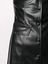 Thumbnail for your product : Nanushka flared faux-leather dress