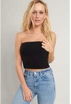 Thumbnail for your product : Garage The Essential Ribbed Tube Top Jet Black