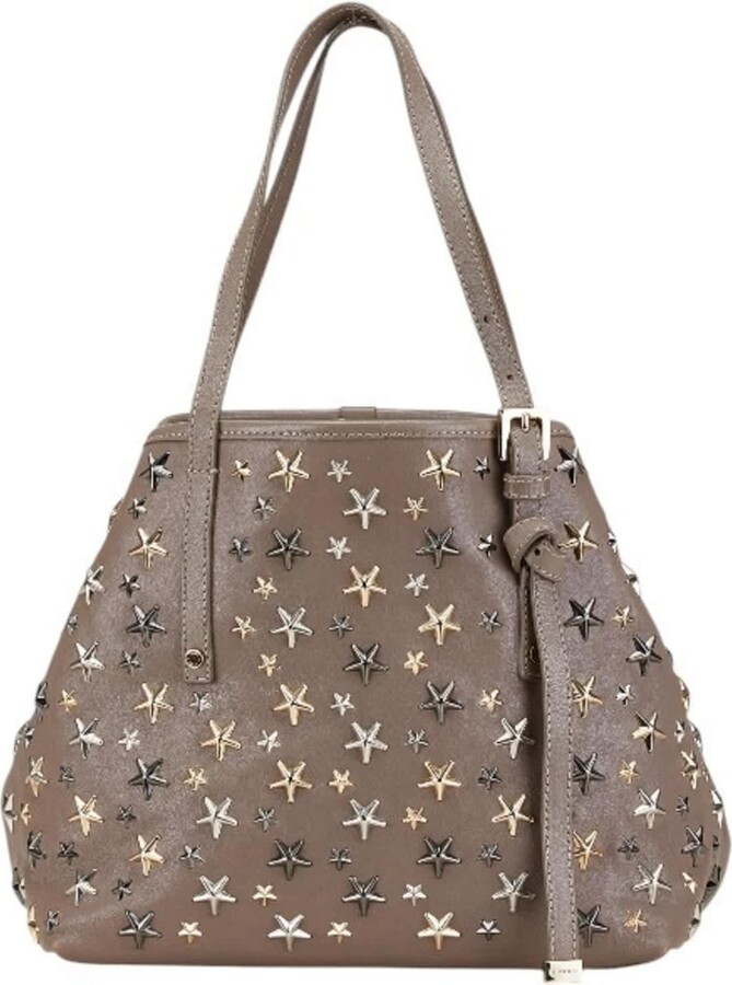Jimmy Choo Leather Handbag Tote Bag (Pre-Owned)