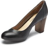 Thumbnail for your product : Hush Puppies Women's 'Sisany' Leather Chunky Heel Pump