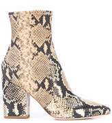Thumbnail for your product : Loeffler Randall Isla snakeskin boots
