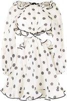 Thumbnail for your product : Zimmermann Lovestruck polka-dot print mini dress