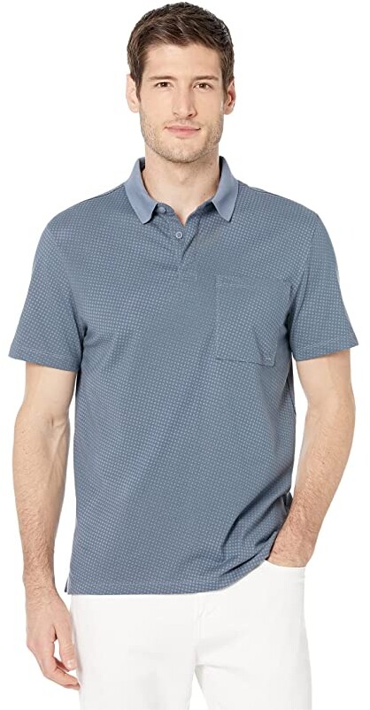 Calvin Klein Blue Men's Short Sleeve Shirts | Shop the world's 