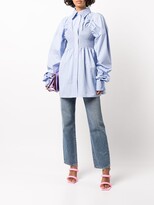 Thumbnail for your product : Alexander Wang Shirred-Bodice Shirt Dress