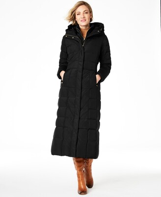 Calvin Klein Faux-Fur-Trimmed Hooded Maxi Puffer Coat Reviews Coats Jackets  Women Macy's Puffer Coat, Coats Jackets Women, Coat 