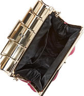 Thumbnail for your product : Kate Landry Heavy Satin Large Clasp Frame Clutch