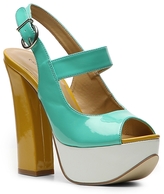 Thumbnail for your product : Chinese Laundry Fearless Slingback - Teal Color Block