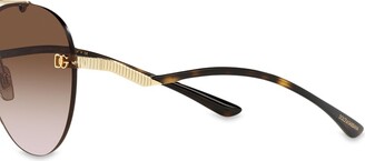 Dolce & Gabbana Eyewear DG Pin pilot-frame sunglasses