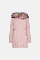 Thumbnail for your product : Coast Hooded Faux Fur Trim Parka Coat