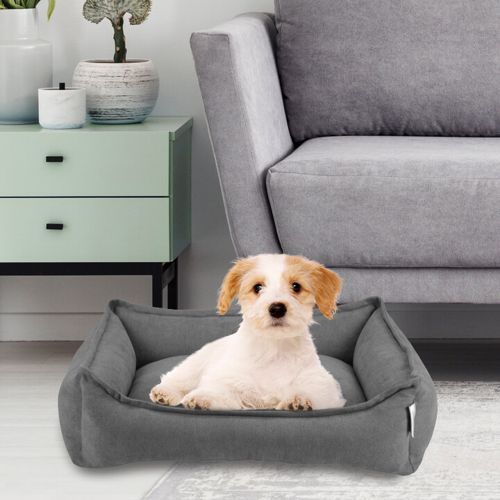 Rover Rest by Arlee Home & Pet Cresent Lounger Orthopedic Eco-Friendly Memory Foam Pet Bed
