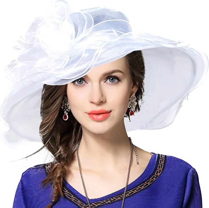 VECRY Women's Church Derby Dress Fascinator Bridal Cap British Tea