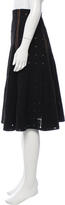 Thumbnail for your product : Veronica Beard Wool Knee-Length Skirt