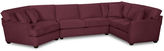 Thumbnail for your product : Asstd National Brand Fabric Possibilities Sharkfin-Arm 3-pc.Left-Arm Corner Sofa Sectional