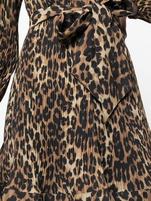 Milly Liv leopard-print mini dress