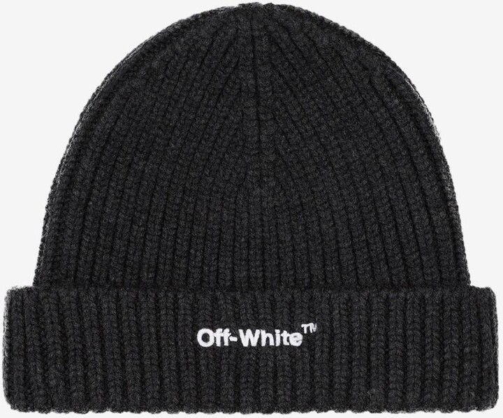 Off-White Logo Helvet Beanie - ShopStyle Hats