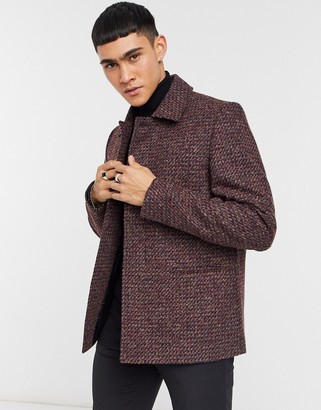 Bolongaro Trevor dogtooth harrington jacket - ShopStyle Outerwear