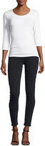 Thumbnail for your product : Hudson Nico Mid-Rise Distressed Skinny Ankle Jeans, Dissension