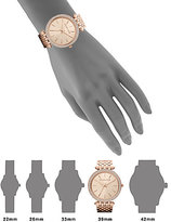 Thumbnail for your product : Michael Kors Crystal Rose Goldtone Stainless Steel Watch