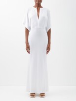 Thumbnail for your product : Norma Kamali Obie Jersey Maxi Dress - White